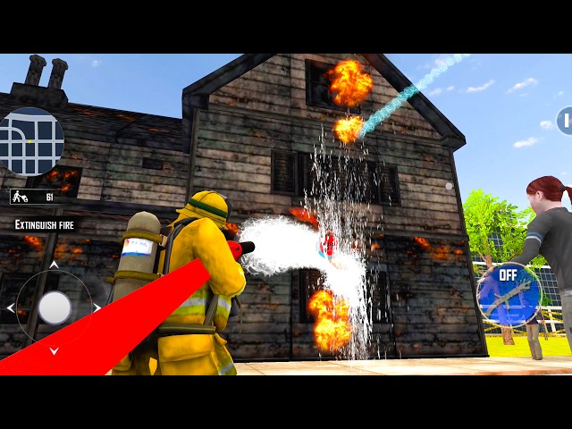 Extreme Emergency Calls! Firefighter Rescue Sim Game 3D Gameplay