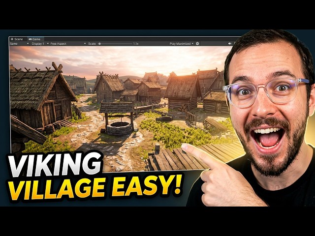 How I build this amazinh Viking Village in Unity | Full Tutorial