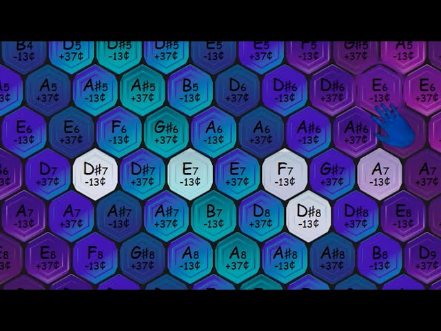 Quarter Tones - Louvier Prelude & Fugue 3 - Microtonal Scale Demonstration (by Ymp)