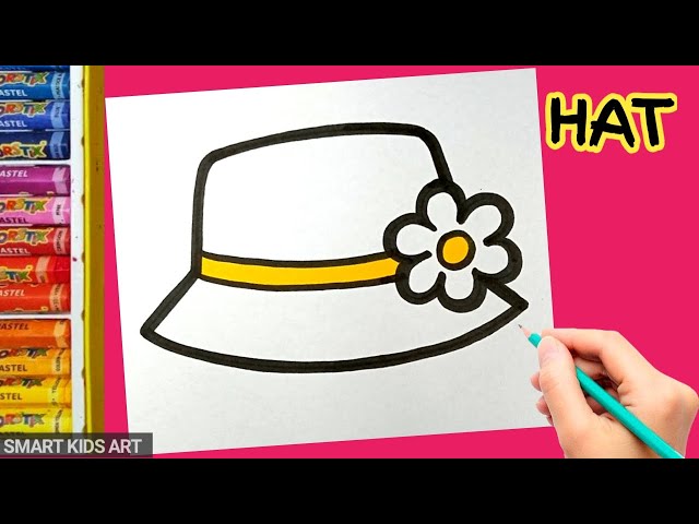 How To Draw Hat | Hat Drawing | Draw Hat | Draw Smart