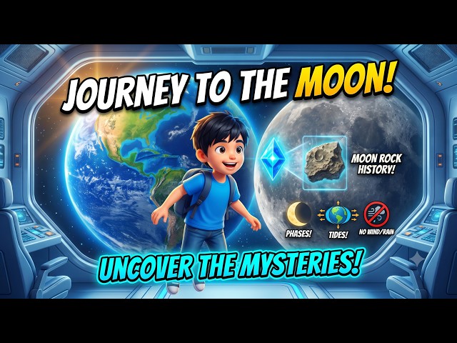 🌙 The Moon’s Biggest Secrets! | Planet Journey with Hashir – Season 2