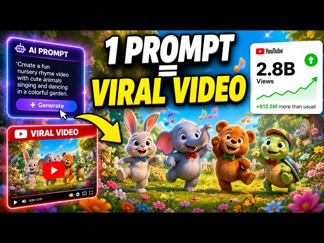 How I Make Viral Kids Videos with AI (100% FREE)