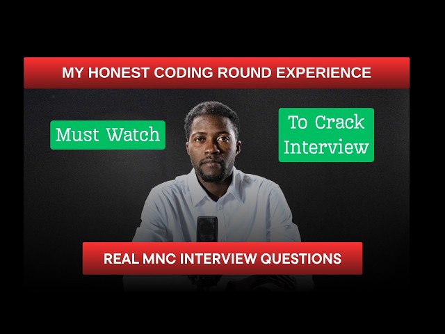 My Coding Interview Experience | DSA & LeetCode Round Breakdown🧑‍💻☠️