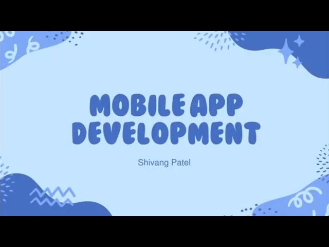 YCS Mobile App Development Tutorial