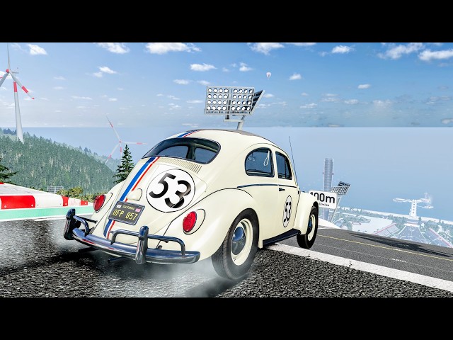 Big Ramp Car Jumps #8 – BeamNG Drive | CrashBoomPunk