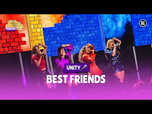 UNITY - BEST FRIENDS [LIVE] | HET GROTE JUNIOR SONGFESTIVAL CONCERT 🎤
