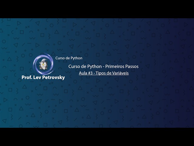 Curso de Python - Tipos Primitivos - Aula #3