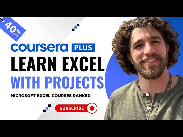 Microsoft Excel Learn with Projects Review 2026 | Best Coursera Excel Certificate?