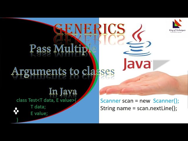 Advance-Java How to pass multiple arguments to generic class #30