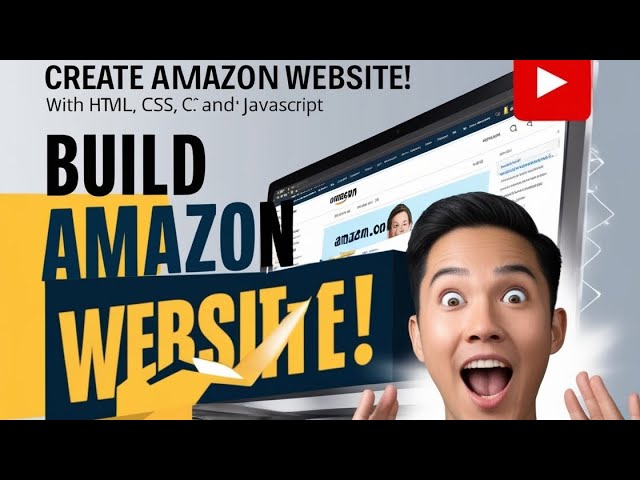 Build an Amazon Clone with HTML, CSS & JavaScript | Full Website Tutorial 🚀