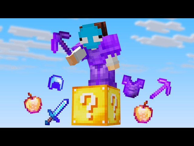 Minecraft, But It's One LUCKY BLOCK!