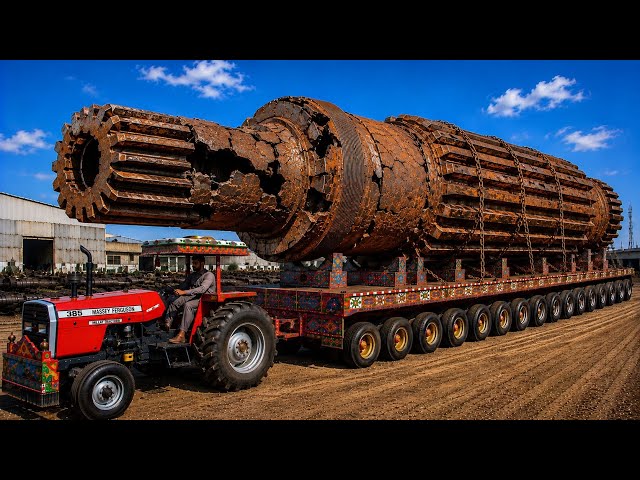 This Massive Cracked Industrial Shaft Was Beyond Repair… Watch the Incredible Restoration!