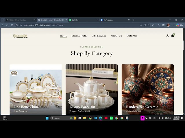 Crockitch — Luxury Dinnerware E-Commerce Web Design & Development