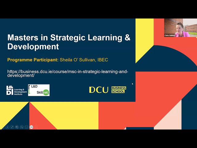 Webinar: MSc in Strategic Learning and Development 2nd April 2026