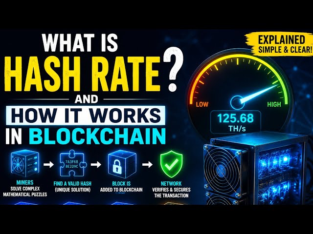 What is Hash rate and how it’s works in blockchain?