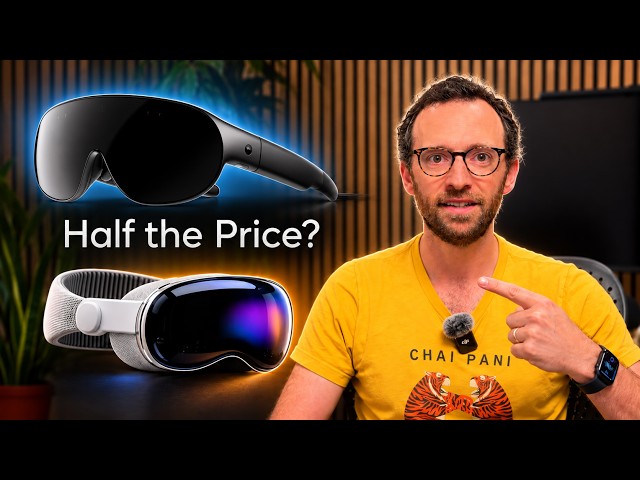 Meta VR Glasses vs Vision Pro: Half the Price, But...
