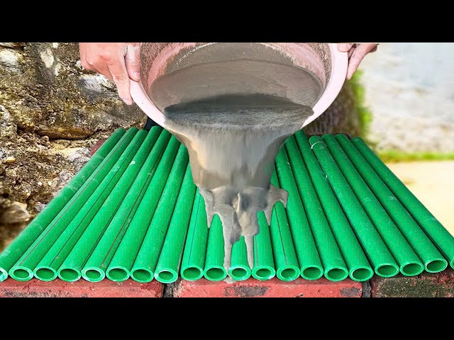 ¿Por qué no lo supe antes? Ideas sencillas 3 en 1 de cemento y tubería de pvc.