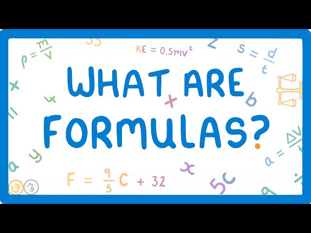 GCSE Maths - What Are Formulas, And How Do I Use Them? (2026/27 exams)