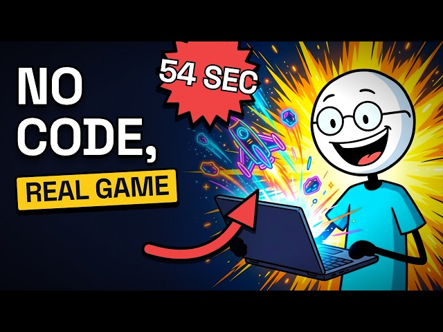 I Built a Game With AI in 54 Seconds (No Code)