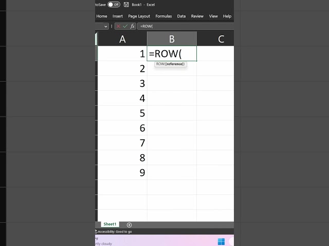 Enter the serial numbers automatically in Microsoft Excel. #excel #software