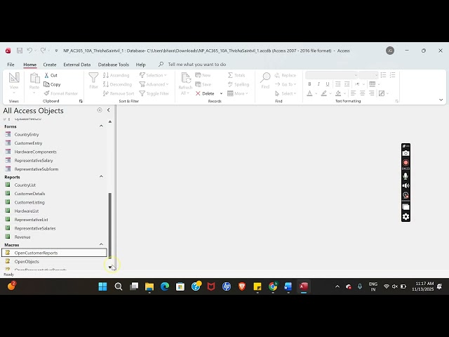 New Perspectives Access 365 | Module 10: SAM Project A | Tech Builders #newperspectives