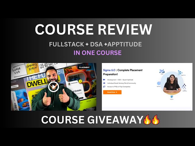 Best  Development + DSA + Aptitude Course for Beginners | Sigma 6.0 vs Sheriyans Coding Review