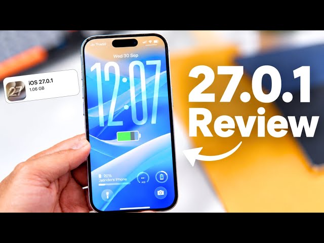 iOS 27.0.1 Review: Battery Performance & Improvements | iOS 27.0.2 Update Review | Should You Update