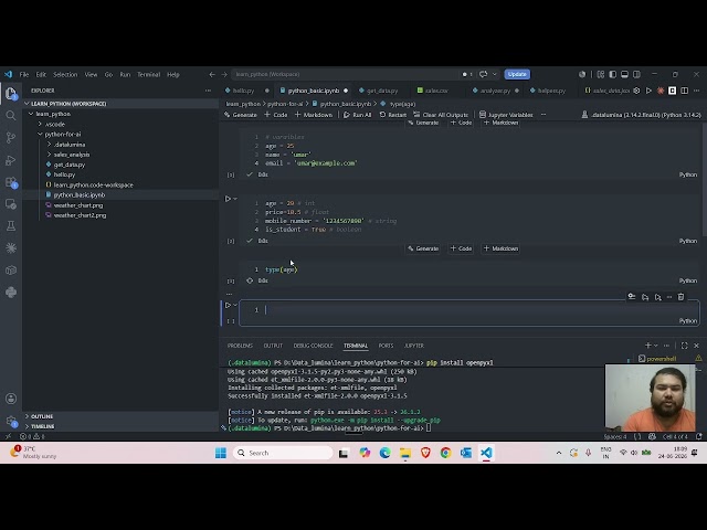 Python for Beginners #1: Variables, Data Types & Type Conversion