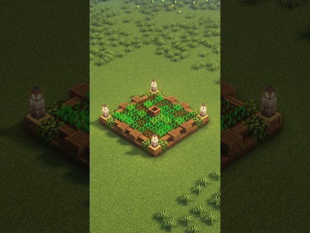 ⛏️ Minecraft Tutorial ::  Wooden Crop Farm