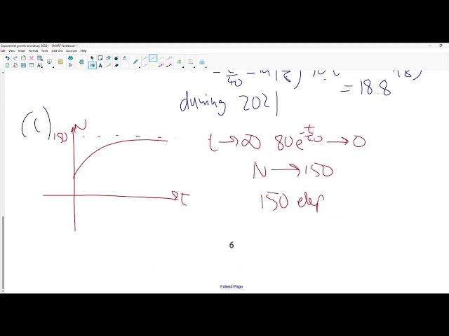 A1 Exponential growth and decay 2026+ L1 P2