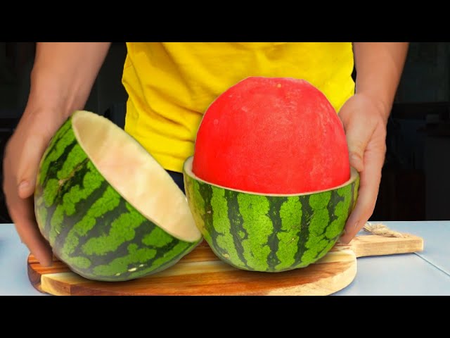 ¡PROBAMOS ESTOS TRUCOS INCREÍBLES CON SANDÍAS! 🍉😱 COMPETENCIA de COMIDA en LA COCINA DE MIKE #13