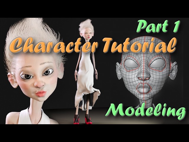 Complete Animated Character Tutorial - Modeling The Head Part 1 #blendertutorial