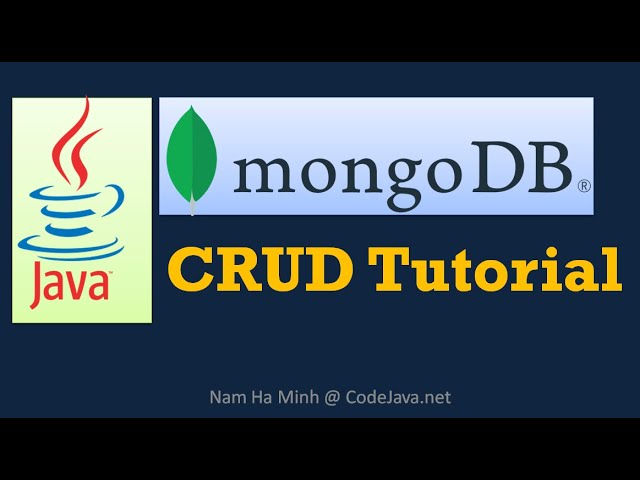 Java MongoDB CRUD Operations Tutorial
