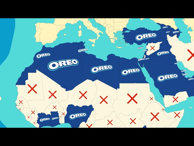 Oreo in 100+ Countries — Complete World Map of Every Nation