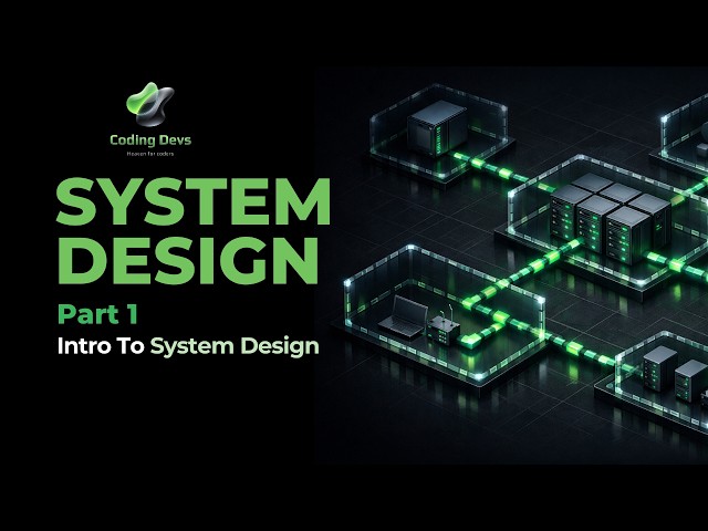 System Design Series Part 1: Fundamentals, Architecture & Real-World Examples #systemdesign