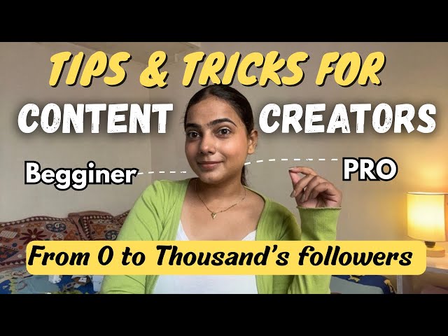 Tips & Tricks for beginner content creators | No one will tell you 😱