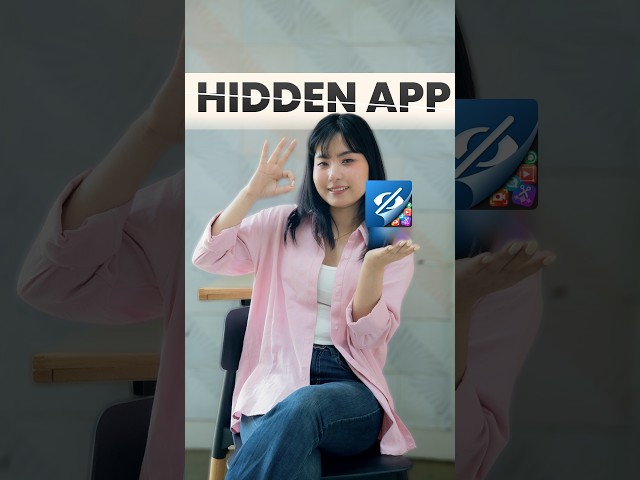 App တွေကို မှော်ဆန်ဆန် ဘယ်လိုဖျောက်မလဲ❓