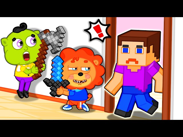 Little Leon | Minecraft Man | Cartoons | Kids Video