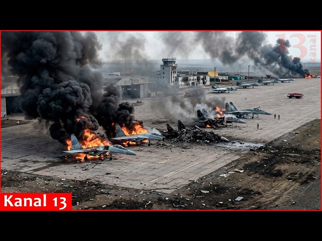 Ukraine burns Russian aircrafts at airfields in Crimea; "land bridge" to Crimea became road to hell