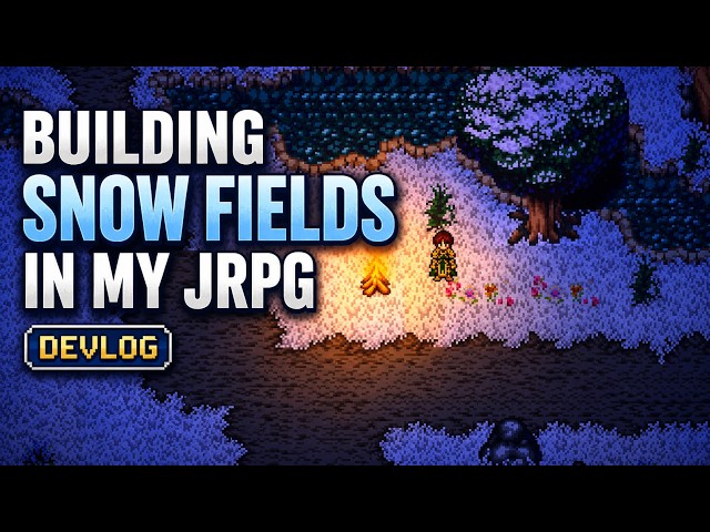 Creating Zones In My JRPG - Snow Fields - Devlog