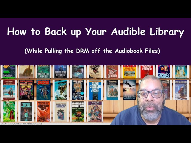 How to Backup Your Audible Library (While Pulling the DRM Off the Audiobook Files). As of 03/17/2025