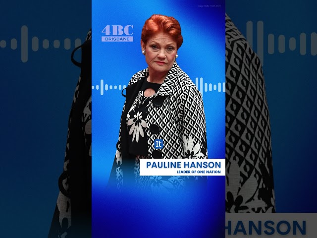 Pauline Hanson blames Anthony Albanese for terror attack on Jewish community in Bondi | 4BC Brisbane