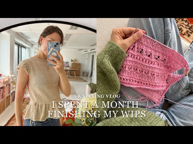 I Spent a Month Finishing My Knitting Projects