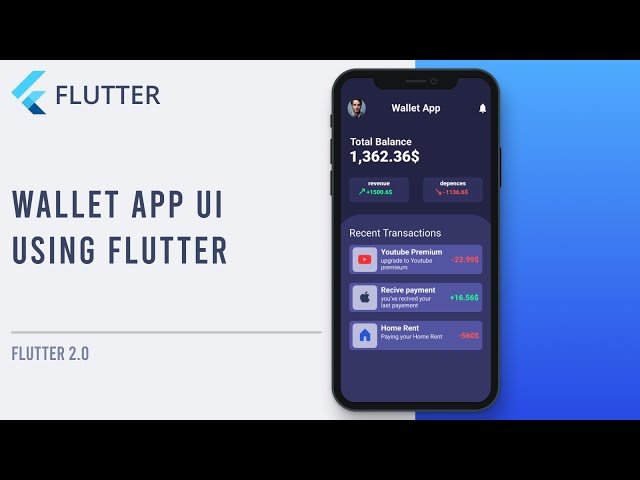 Flutter Wallet App UI - Flutter UI Challenge - Speed Code