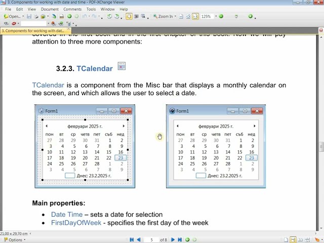 Lesson 21 from my book Introduction to Lazarus IDE - Part II Components for working with date/time 3