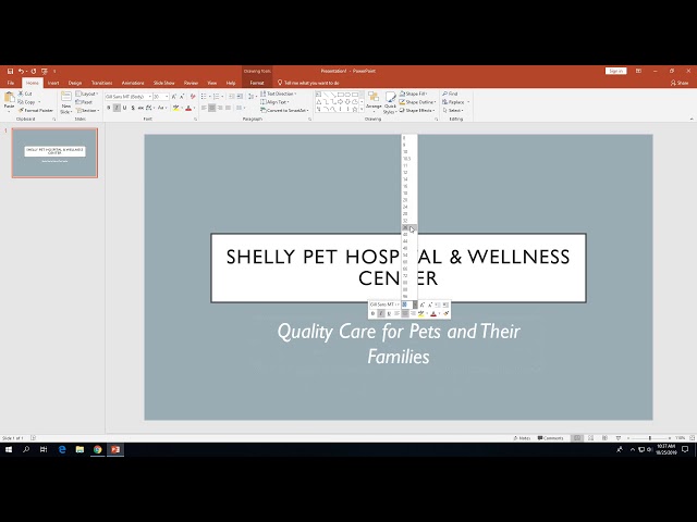 PowerPoint 2019 Module 1 Demonstration Part 1