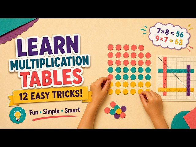 How to Learn Multiplication Tables   12 Easy Tricks for Kids