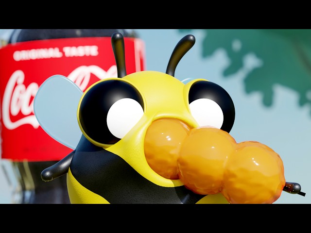 ASMR Eating emoticons in order #bee #mukbang #asmr #honeybee