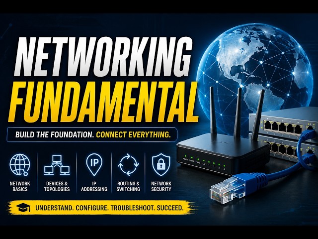 Networking Fundamentals Explained for Beginners | Learn Networking from Zero