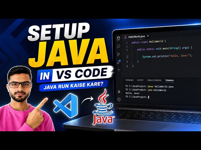 How to Run Java Program in VS Code [2026] | VS Code Me Java Install kaise kare?